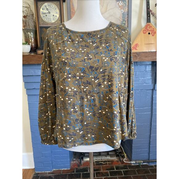 Mistral XL 1X Floral Boho Cotton Peasant Cottagecore Plus Balloon Sleeve UK - Picture 5 of 14